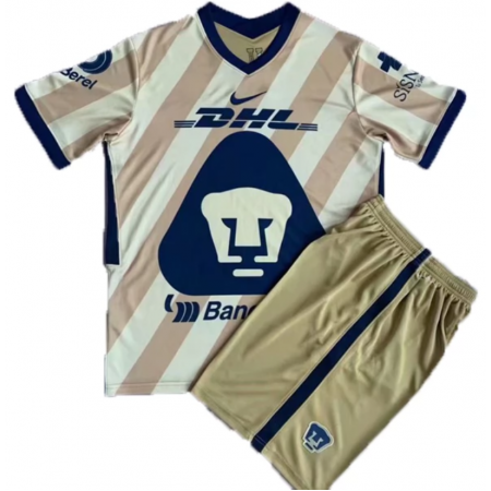 Pumas UNAM Barn Bortedraktsett 2021-2022 Kortermet (+ Korte bukser)